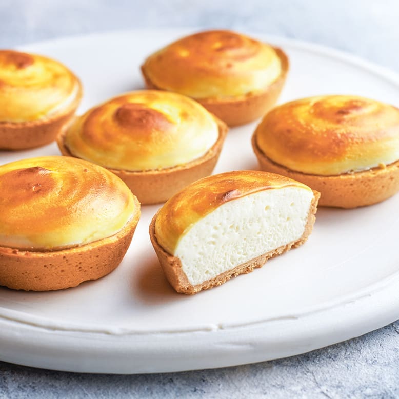 Chilled semifreddo tartlets